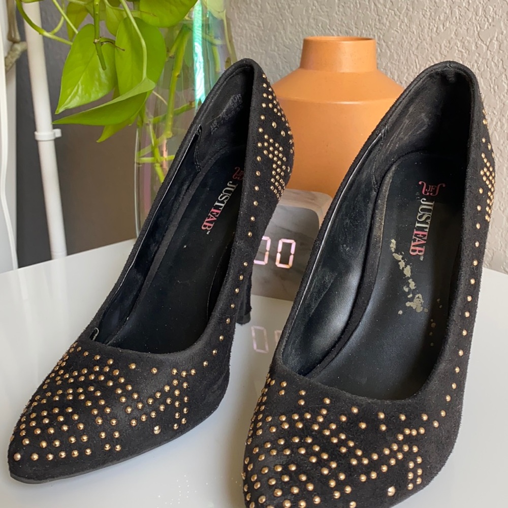 Bedazzled heels